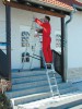 Лестница трёхсекционная универсальная с дополнительной функцией KRAUSE Corda 3х8 перекладин (Германия) - Сантех-Урал