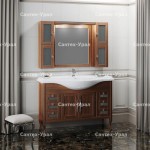Комплект мебели OPADIRIS с зеркалом Мираж 120, светлый орех - Сантех-Урал