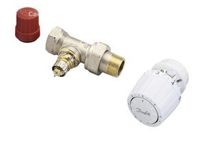 Вентиль для радиатора Danfoss Комплект терморег. прямой RTR-N/RTR7090 Ду 20 - Сантех-Урал