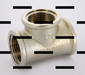Тройник В никелированный 1' - Сантех-Урал
