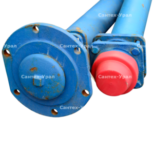 Гидрант пожарный подземный чугун ПГ 3500 мм Ру10 синий - Сантех-Урал