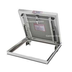 Люк ревизионный Хаммер напольный с амортизатором МАКС, 900*900 - Сантех-Урал