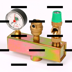 Группа безопасности котла до 50кВт 3 бар UNI-FITT В 1" сталь - Сантех-Урал
