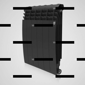 Радиатор биметаллический ROYAL THERMO BiLiner Noir Sable 500 6 секций - Сантех-Урал
