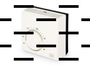 ТЕРМОСТАТ КОМНАТНЫЙ МЕХАНИЧЕСКИЙ СО СВЕТОДИОДОМ ПРОВОДНОЙ - Сантех-Урал