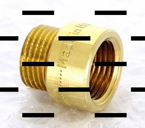 Удлинитель HB 15 мм х 1/2' - Сантех-Урал