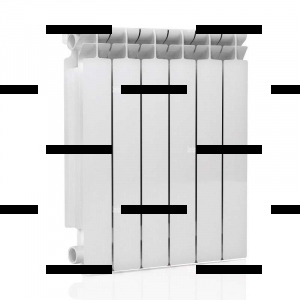 Радиатор алюминиевый TORIDO A 500/80 10 секций - Сантех-Урал