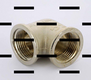 Угол ВВ никелированный 3/4' - Сантех-Урал