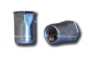 Заклепка гаечная полушестигранная, уменьшенный бортик &#189;HEX-UB-S - Сантех-Урал