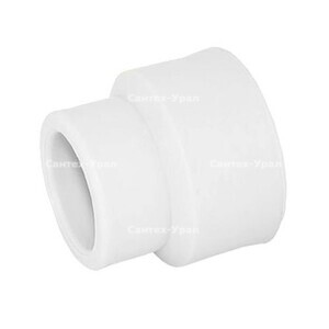 Муфта полипропиленовая переходная 40/25 мм белый - Сантех-Урал