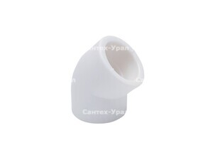 Угольник полипропиленовый 45° 25 мм серый - Сантех-Урал