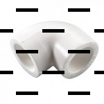 Угольник полипропиленовый 90° 20 мм белый - Сантех-Урал