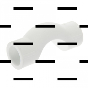 Обвод полипропиленовый короткий 32 мм серый - Сантех-Урал