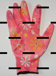 Перчатка неилон с прозрачным нитриловым покрытием. - Сантех-Урал