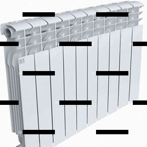 Биметаллический радиатор STI 500 80 8 секций - Сантех-Урал