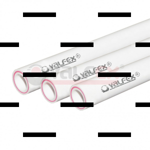 Труба полипропиленовая армированная стекловолокном SDR 7.4 (PN 20)25х3,5 VALFEX белый - Сантех-Урал