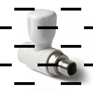 Кран шаровой для радиатора прямой 20 мм х 1/2" серый - Сантех-Урал