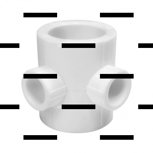 Крестовина 2-х плоскостная 40*25*25*40 мм - Сантех-Урал