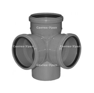Крестовина ПП 110x110/90 град.2-х пл. - Сантех-Урал