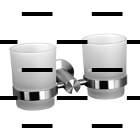 ДЕРЖАТЕЛЬ ДВУХ СТЕКЛЯННЫХ СТАКАНОВ MERIDA HOTEL STANDART - Сантех-Урал