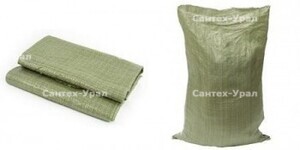 Мешок п/п зелёный 55*95. 50 кг - Сантех-Урал
