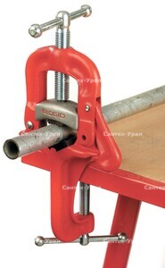 Верстачные откидные тиски для труб со струбциной 40125 Ridgid - Сантех-Урал