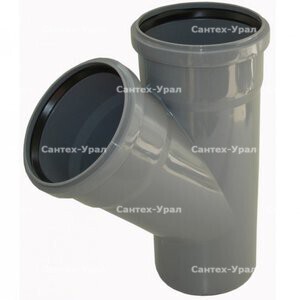 Тройник 110x110/45 град. - Сантех-Урал