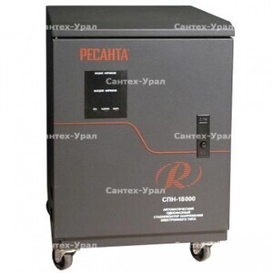 Стабилизатор релейный с цифровым дисплеем СПН-18000, Resanta (63/6/30) - Сантех-Урал