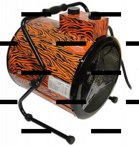 Тепловая пушка электрическая TIGER R9, FoxWeld (4604) - Сантех-Урал